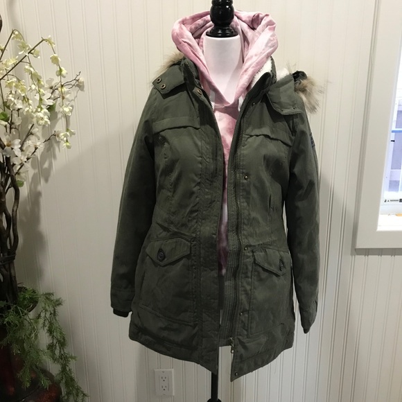 🆕SMALL SHERPA LINED ANORAK JACKET BLACK - Picture 10 of 11